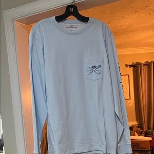 Vineyard Vines Sky Blue Long Sleeve Tee